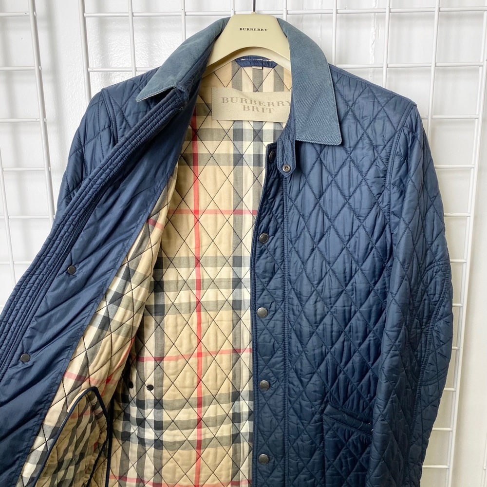 Men’s Burberry quilted jacket